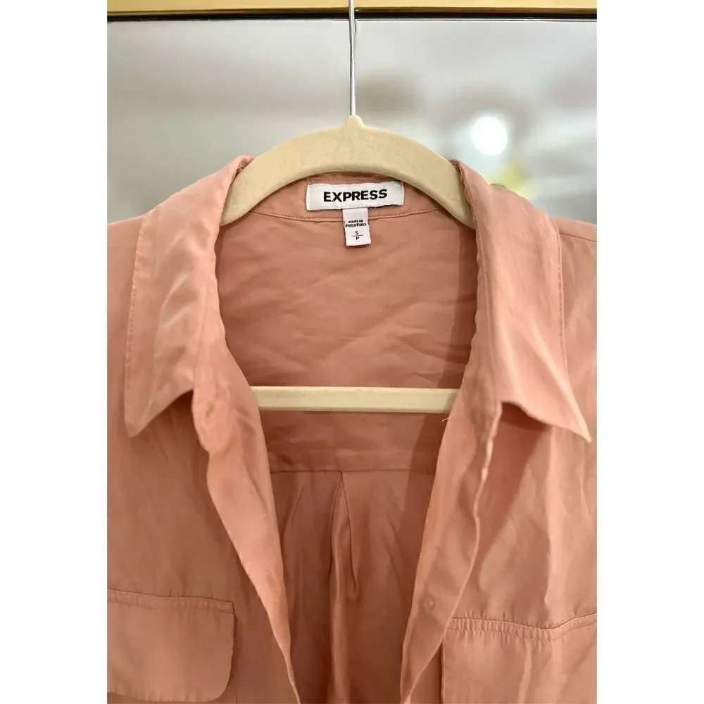 Express Button Down Top - Picture 3 of 8